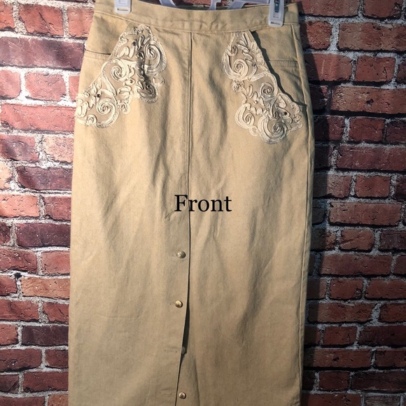 Vintage denim skirt - Picture 1 of 8